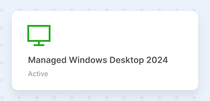 Managed Windows desktop