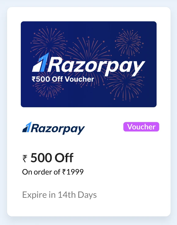 Razorpay voucher card