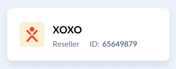 Reseller card
